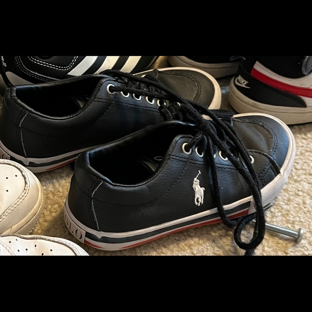 Black Polos size 13 kids